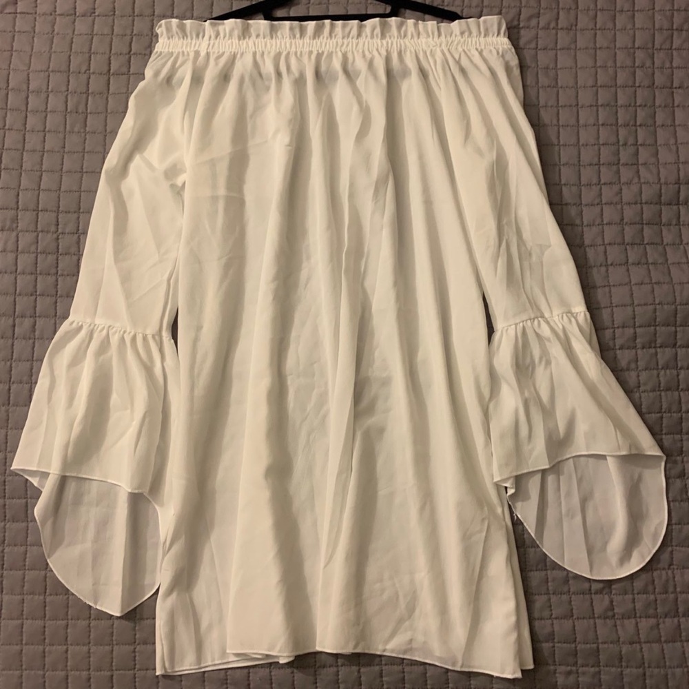 White Off-Shoulder Dress